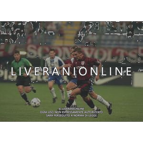 28-09-1999 MILANO-CHAMPIONS LEAGUE MILAN HERTA BERLINO 1-1 NELLA FOTO ANDRIY SHEVCHENKO AG ALDO LIVERANI SAS