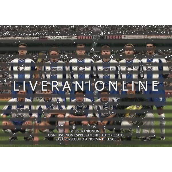 28-09-1999 MILANO-CHAMPIONS LEAGUE MILAN HERTA BERLINO 1-1 NELLA FOTO FORMAZIONE HERTA BERLINO AG ALDO LIVERANI SAS