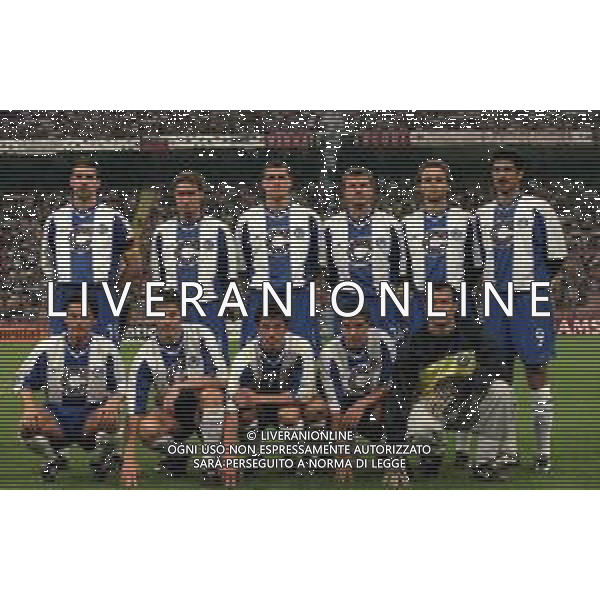 28-09-1999 MILANO-CHAMPIONS LEAGUE MILAN HERTA BERLINO 1-1 NELLA FOTO FORMAZIONE HERTA BERLINO AG ALDO LIVERANI SAS 