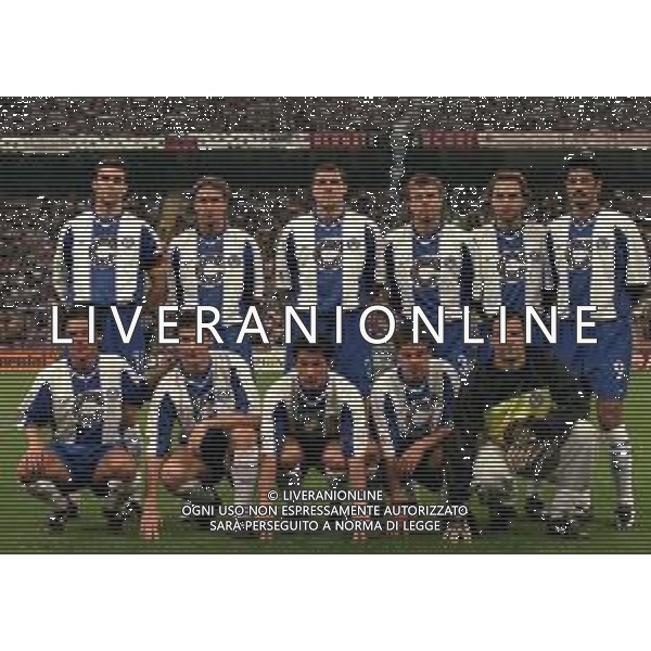 28-09-1999 MILANO-CHAMPIONS LEAGUE MILAN HERTA BERLINO 1-1 NELLA FOTO FORMAZIONE HERTA BERLINO AG ALDO LIVERANI SAS 