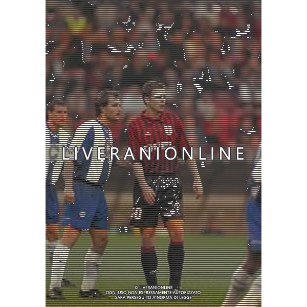28-09-1999 MILANO-CHAMPIONS LEAGUE MILAN HERTA BERLINO 1-1 NELLA FOTO OLIVER BIERHOFF AG ALDO LIVERANI SAS