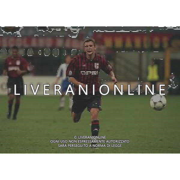 28-09-1999 MILANO-CHAMPIONS LEAGUE MILAN HERTA BERLINO 1-1 NELLA FOTO ANDRIY SHEVCHENKO AG ALDO LIVERANI SAS