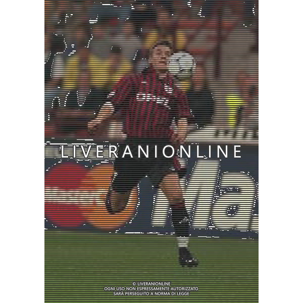 28-09-1999 MILANO-CHAMPIONS LEAGUE MILAN HERTA BERLINO 1-1 NELLA FOTO ANDRIY SHEVCHENKO AG ALDO LIVERANI SAS