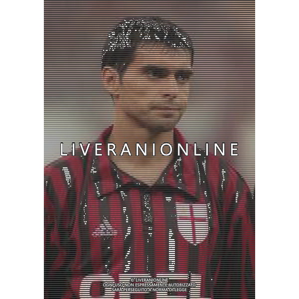 28-09-1999 MILANO-CHAMPIONS LEAGUE MILAN HERTA BERLINO 1-1 NELLA FOTO ROBERTO AYALA AG ALDO LIVERANI SAS
