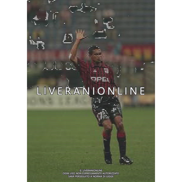 28-09-1999 MILANO-CHAMPIONS LEAGUE MILAN HERTA BERLINO 1-1 NELLA FOTO SERGINHO AG ALDO LIVERANI SAS