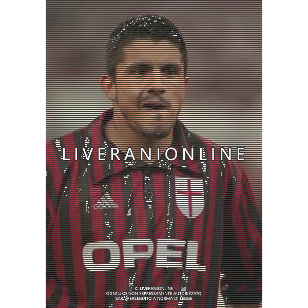 28-09-1999 MILANO-CHAMPIONS LEAGUE MILAN HERTA BERLINO 1-1 NELLA FOTO GENNARO GATTUSO AG ALDO LIVERANI SAS