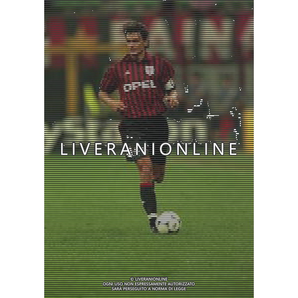 28-09-1999 MILANO-CHAMPIONS LEAGUE MILAN HERTA BERLINO 1-1 NELLA FOTO PAOLO MALDINI AG ALDO LIVERANI SAS