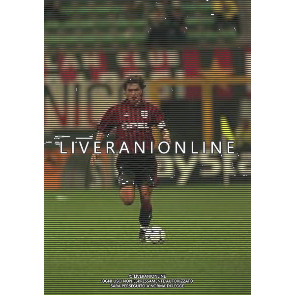 28-09-1999 MILANO-CHAMPIONS LEAGUE MILAN HERTA BERLINO 1-1 NELLA FOTO PAOLO MALDINI AG ALDO LIVERANI SAS