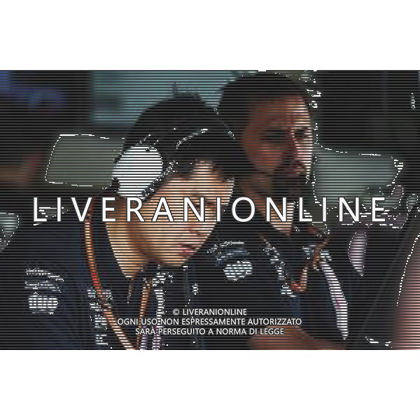 (L to R): Jun Matsuzaki (JPN) Sahara Force India F1 Team Senior Tyre Engineer with Mark Gray (GBR) Sahara Force India F1 Team. 27.04.2018. Formula 1 World Championship, Rd 4, Azerbaijan Grand Prix, Baku Street Circuit, Azerbaijan, Practice Day. / AGENZIA ALDO LIVERANI SAS - ITALY ONLY EDITORIAL USE ONLY - F1 - Formula One World Championship - Azerbaijan Grand Prix - Practice Day - Prove Libere Baku, Azerbaijan 27.04.2018