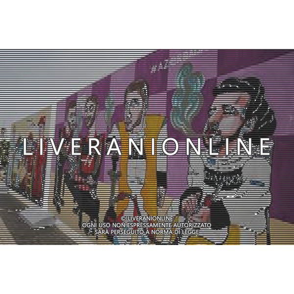 F1 drivers murals - (L to R): Stoffel Vandoorne (BEL) McLaren and Fernando Alonso (ESP) McLaren. 27.04.2018. Formula 1 World Championship, Rd 4, Azerbaijan Grand Prix, Baku Street Circuit, Azerbaijan, Practice Day. / AGENZIA ALDO LIVERANI SAS - ITALY ONLY EDITORIAL USE ONLY - F1 - Formula One World Championship - Azerbaijan Grand Prix - Practice Day - Prove Libere Baku, Azerbaijan 27.04.2018