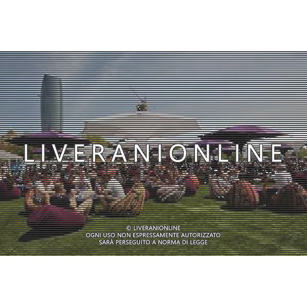 Fan zone. 27.04.2018. Formula 1 World Championship, Rd 4, Azerbaijan Grand Prix, Baku Street Circuit, Azerbaijan, Practice Day. / AGENZIA ALDO LIVERANI SAS - ITALY ONLY EDITORIAL USE ONLY - F1 - Formula One World Championship - Azerbaijan Grand Prix - Practice Day - Prove Libere Baku, Azerbaijan 27.04.2018