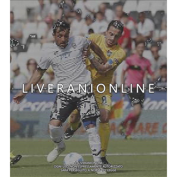 CESENA - FROSINONE serie B ConTe.it 26/05/2018 nella foto: LARIBI KARIM Maiello Raffaele ©Claudio Zamagni/Agenzia Aldo Liverani LARIBI KARIM Maiello Raffaele during Serie B conTe.it match between Cesena and Frosinone at Stadio Orogel Dino Manuzzi on April 26, 2018 in Cesena, Italy. photo credit by Claudio Zamagni/Aldo Liverani Photo Agency