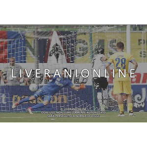 CESENA - FROSINONE serie B ConTe.it 26/05/2018 nella foto: goal LARIBI KARIM ©Claudio Zamagni/Agenzia Aldo Liverani goal LARIBI KARIM during Serie B conTe.it match between Cesena and Frosinone at Stadio Orogel Dino Manuzzi on April 26, 2018 in Cesena, Italy. photo credit by Claudio Zamagni/Aldo Liverani Photo Agency
