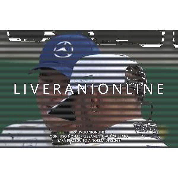 Lewis Hamilton (GBR) Mercedes AMG F1 W09. 28.04.2018. Formula 1 World Championship, Rd 4, Azerbaijan Grand Prix, Baku Street Circuit, Azerbaijan, Qualifying Day. / AGENZIA ALDO LIVERANI SAS - ITALY ONLY EDITORIAL USE ONLY - F1 - Formula One World Championship - Azerbaijan Grand Prix - Prove Ufficiali Qualifiche Baku, Azerbaijan 28.04.2018