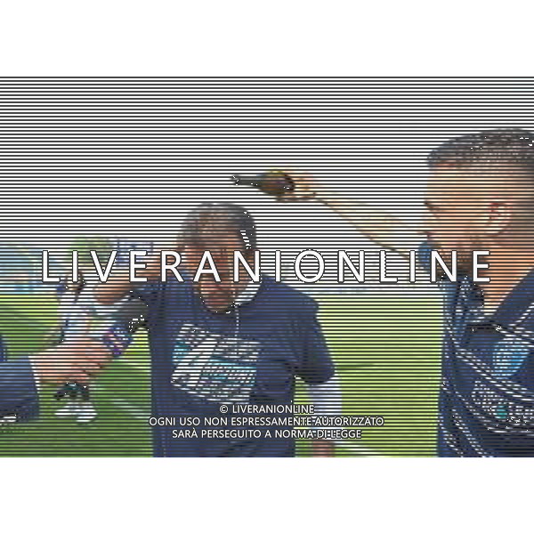 Foto: Aldo Liverani 28/04/2018 Empoli (Italia) Sport Calcio Empoli vs Novara - Campionato italiano di calcio Serie B ConTe.it 2017/2018 - Stadio "Carlo Castellani" Nella foto: i giocatori dell\'Empoli esultano a fine gara - il Presidente Fabrizio Corsi / AGENZIA ALDO LIVERANI SAS Empoli vs Novara - Campionato italiano di calcio Serie B ConTe.it 2017/2018 Esultanza e festeggiamenti dei giocatori Empoli a fine gara per la promozione in Serie A