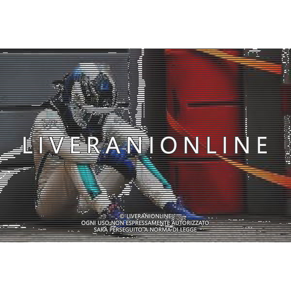 Valtteri Bottas (FIN) Mercedes AMG F1 retired from the race. 29.04.2018. Formula 1 World Championship, Rd 4, Azerbaijan Grand Prix, Baku Street Circuit, Azerbaijan, Race Day. / AGENZIA ALDO LIVERANI SAS - ITALY ONLY EDITORIAL USE ONLY - F1 Motor Racing - Formula One World Championship - Azerbaijan Grand Prix - Race Day - Gara Baku, Azerbaijan 29.04.2018