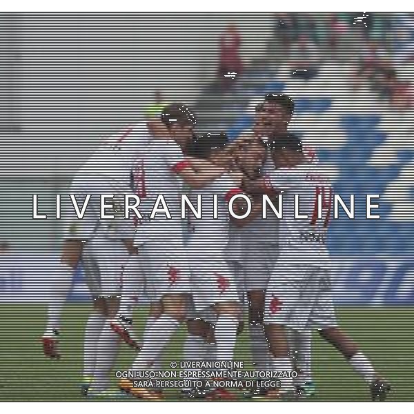 REGGIANA - PADOVA CAMPIONATO CALCIO LEGA PRO Serie C girone B 29 APRILE 2018 NELLA FOTO ESULTANZA DOPO IL GOL DI ROBERTO CANDIDO ©GS / AGENZIA ALDO LIVERANI SAS