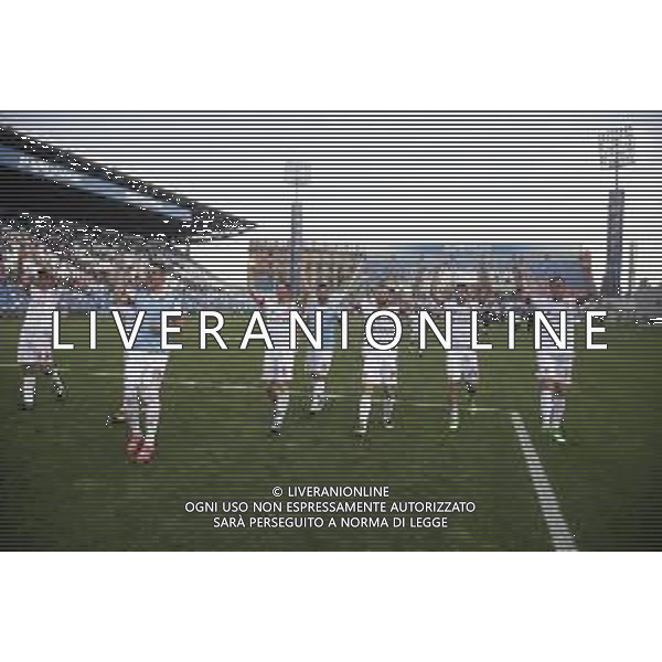 REGGIANA - PADOVA CAMPIONATO CALCIO LEGA PRO Serie C girone B 29 APRILE 2018 NELLA FOTO ESULTANZA DEI GIOCATORI DEL PADOVA A FINE GARA PER LA PROMOZIONE IN SERIE B ©GS / AGENZIA ALDO LIVERANI SAS
