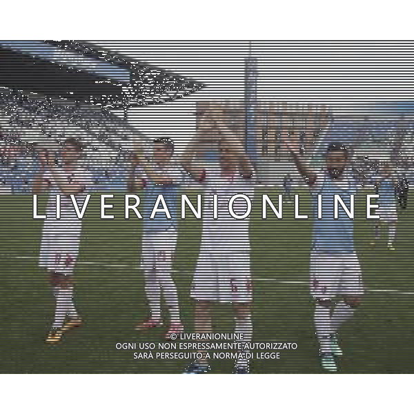 REGGIANA - PADOVA CAMPIONATO CALCIO LEGA PRO Serie C girone B 29 APRILE 2018 NELLA FOTO ESULTANZA DEI GIOCATORI DEL PADOVA A FINE GARA PER LA PROMOZIONE IN SERIE B ©GS / AGENZIA ALDO LIVERANI SAS