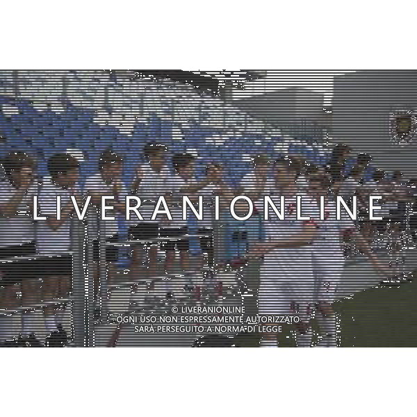 REGGIANA - PADOVA CAMPIONATO CALCIO LEGA PRO Serie C girone B 29 APRILE 2018 NELLA FOTO ESULTANZA DEI GIOCATORI DEL PADOVA A FINE GARA PER LA PROMOZIONE IN SERIE B ©GS / AGENZIA ALDO LIVERANI SAS