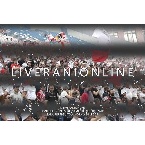 REGGIANA - PADOVA CAMPIONATO CALCIO LEGA PRO Serie C girone B 29 APRILE 2018 NELLA FOTO TIFOSI DEL PADOVA ATTENDONO LA FINE DELLA GARA PER FESTEGGIARE LA PROMOZIONE IN SERIE B ©GS / AGENZIA ALDO LIVERANI SAS