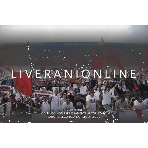 REGGIANA - PADOVA CAMPIONATO CALCIO LEGA PRO Serie C girone B 29 APRILE 2018 NELLA FOTO TIFOSI DEL PADOVA ATTENDONO LA FINE DELLA GARA PER FESTEGGIARE LA PROMOZIONE IN SERIE B ©GS / AGENZIA ALDO LIVERANI SAS
