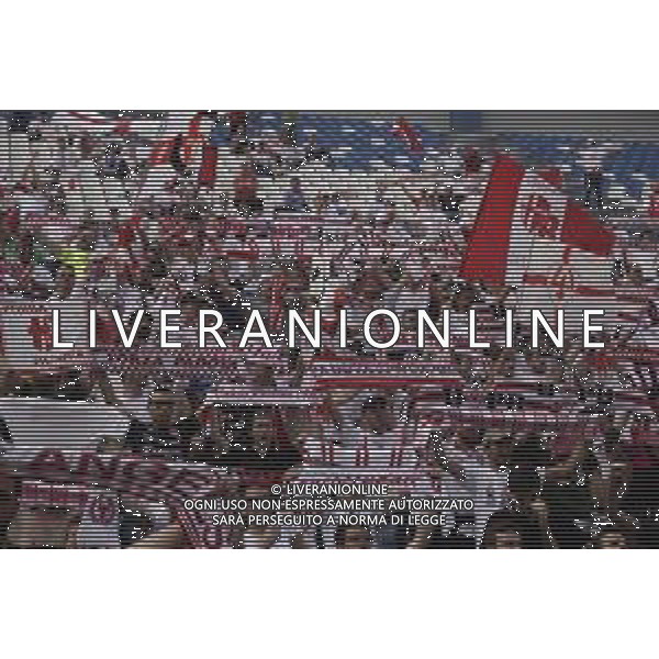 REGGIANA - PADOVA CAMPIONATO CALCIO LEGA PRO Serie C girone B 29 APRILE 2018 NELLA FOTO TIFOSI DEL PADOVA ATTENDONO LA FINE DELLA GARA PER FESTEGGIARE LA PROMOZIONE IN SERIE B ©GS / AGENZIA ALDO LIVERANI SAS
