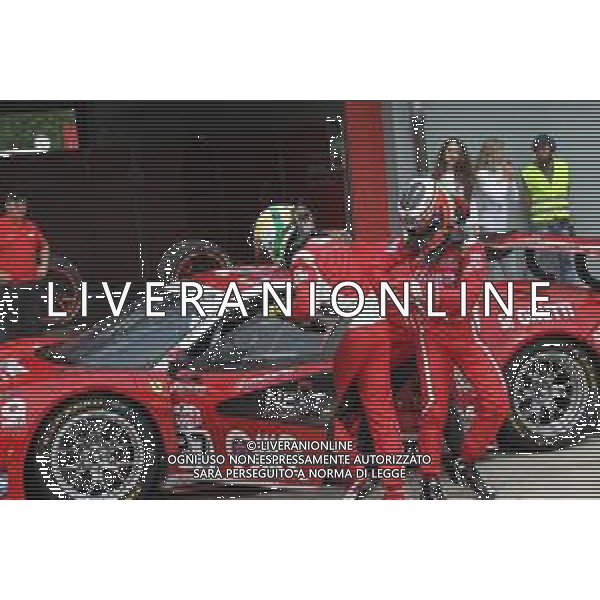 29-04-2018 Imola Cambio Fisichella Gai Ferrari Gran Turismo foto gianni sanna-ag aldo liverani sas