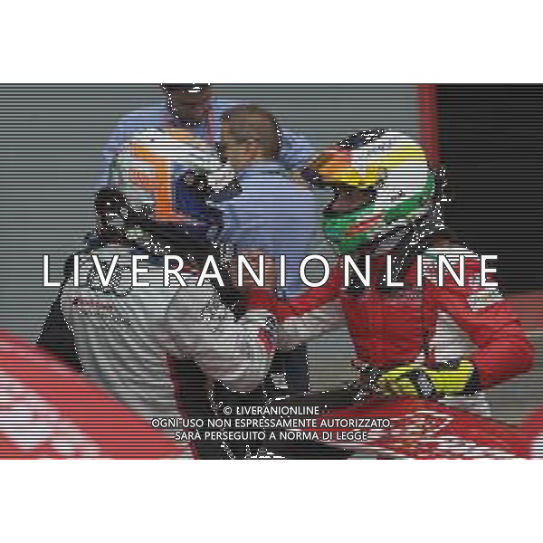 Imola Gran Turismo Fisichella si Complimenta con Fassler foto gianni sanna-ag aldo liverani sas