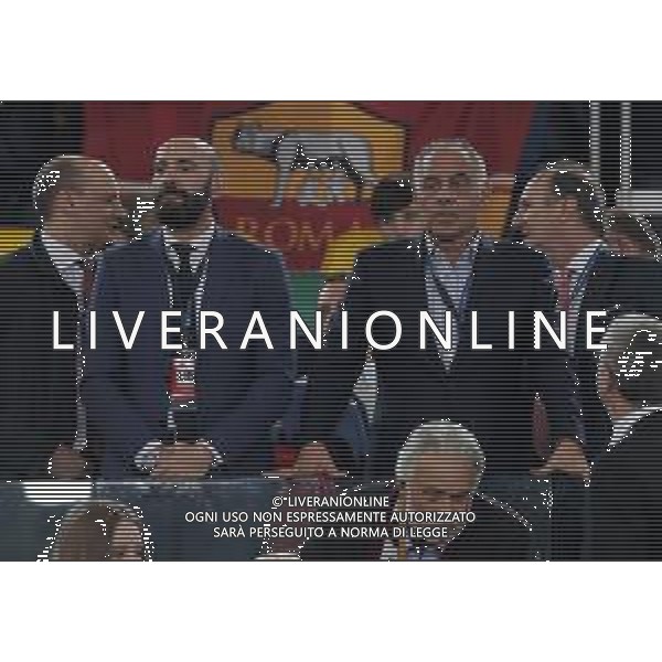 UEFA Champions League 2017/2018 Semifinale Ritorno Roma - 02.05.2018 Roma-Liverpool Nella Foto:james pallotta e monchi in tribuna /Ph.Vitez-Ag. Aldo Liverani
