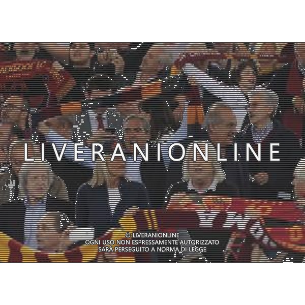 UEFA Champions League 2017/2018 Semifinale Ritorno Roma - 02.05.2018 Roma-Liverpool Nella Foto: maurizio gasparri e massimo d’alema in tribuna /Ph.Vitez-Ag. Aldo Liverani