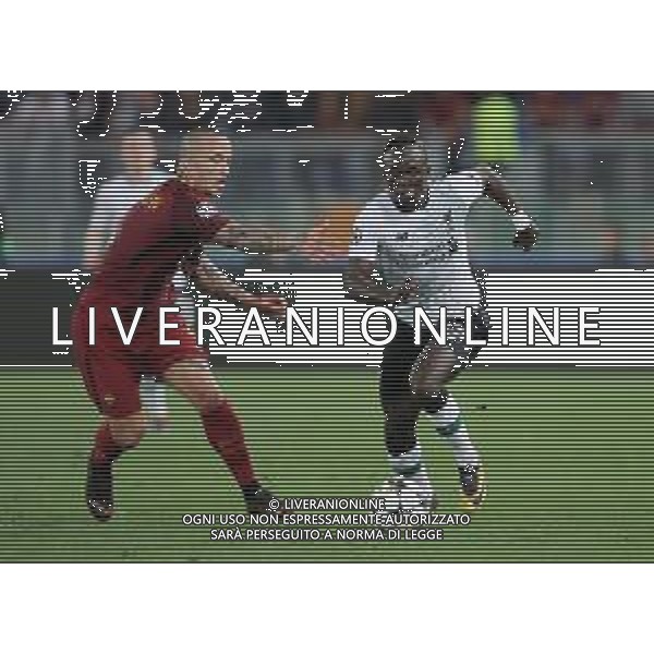 UEFA Champions League 2017/2018 Semifinale Ritorno Roma - 02.05.2018 Roma-Liverpool Nella Foto:mane’ e radja nainggolan /Ph.Vitez-Ag. Aldo Liverani