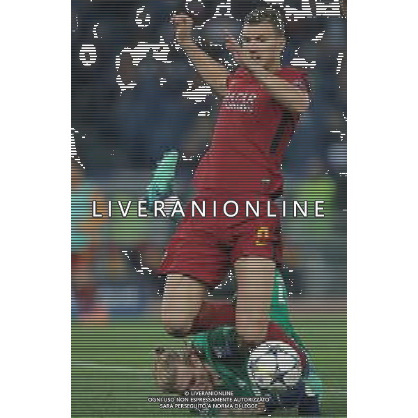 UEFA Champions League 2017/2018 Semifinale Ritorno Roma - 02.05.2018 Roma-Liverpool Nella Foto: edin dzeko e karius /Ph.Vitez-Ag. Aldo Liverani