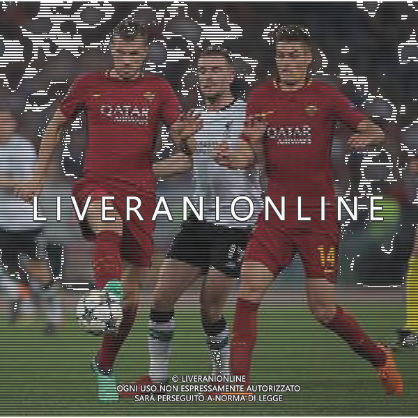 UEFA Champions League 2017/2018 Semifinale Ritorno Roma - 02.05.2018 Roma-Liverpool Nella Foto:dzeko schick henderson /Ph.Vitez-Ag. Aldo Liverani