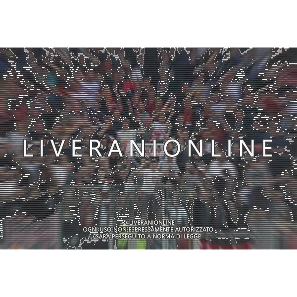 UEFA Champions League 2017/2018 Semifinale Ritorno Roma - 02.05.2018 Roma-Liverpool Nella Foto:la gioia dei tifosi del liverpool /Ph.Vitez-Ag. Aldo Liverani