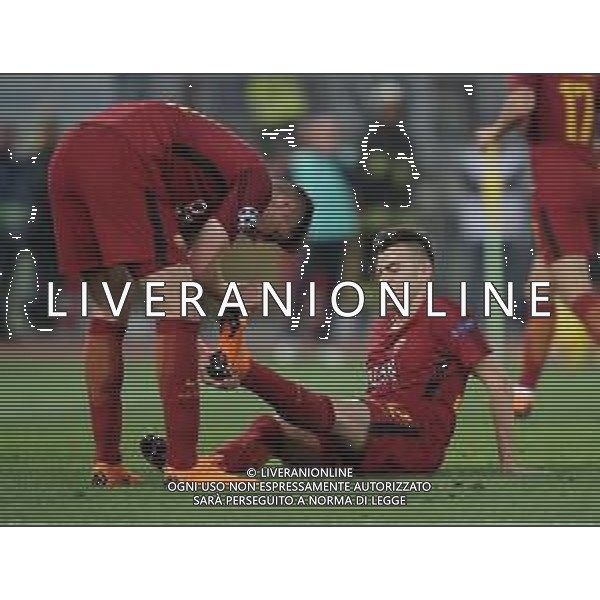 UEFA Champions League 2017/2018 Semifinale Ritorno Roma - 02.05.2018 Roma-Liverpool Nella Foto:El Shaarawy Stephan e Schick Patrik situazione crampi /Ph.Vitez-Ag. Aldo Liverani