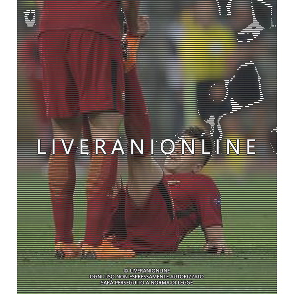 UEFA Champions League 2017/2018 Semifinale Ritorno Roma - 02.05.2018 Roma-Liverpool Nella Foto:El Shaarawy Stephan situazione crampi /Ph.Vitez-Ag. Aldo Liverani