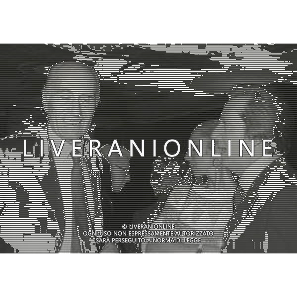 1980 MILANO MIKE BONGIORNO INCONTRA INDRO MONTANELLI AG ALDO LIVERANI SAS