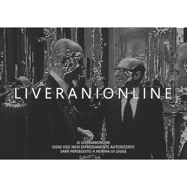 1974 MILANO PREMIO RIZZOLI NELLA FOTO INDRO MONTANELLI AG ALDO LIVERANI SAS
