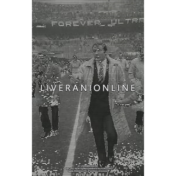 RETROSPETTIVA TARCISIO BURGNICH ALLENATORE E CALCIATORE NELLA FOTO TARCISIO BURGNICH ALLENATORE CATANZARO 1980 AG ALDO LIVERANI SAS