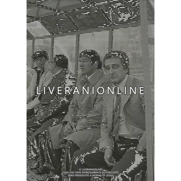 RETROSPETTIVA TARCISIO BURGNICH ALLENATORE E CALCIATORE NELLA FOTO TARCISIO BURGNICH ALLENATORE CATANZARO 1980 AG ALDO LIVERANI SAS