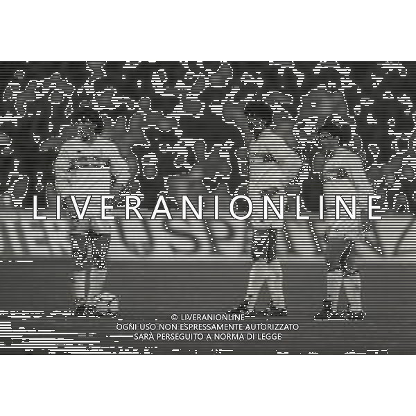 18-04-1990 MONACO SEMIFINALE DI CHAMPIONS LEAGUE BAYERN MONACO MILAN 2-1 NELLA FOTO GIOVANNI STROPPA-FRANK RIJKAARD AG ALDO LIVERANI SAS