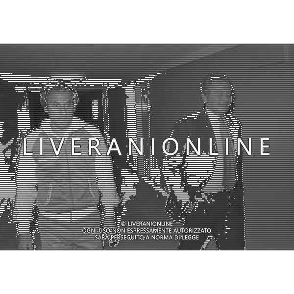 RETROSPETTIVA GIAMPIERO BONIPERTI PRESIDENTE JUVENTUS CALCIO 1982-1983 NELLA FOTO GIAMPIERO BONIPERTI CON GIUSEPPE FURINO AG ALDO LIVERANI SAS