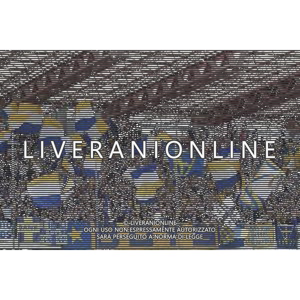 CESENA - PARMA serie B ConTe.it 06/05/2018 nella foto: tifosi del parma ©Claudio Zamagni/Agenzia Aldo Liverani parma\'s supporters during Serie B conTe.it match between Cesena and Parma at Stadio Orogel Dino Manuzzi on May 06, 2018 in Cesena, Italy. photo credit by Claudio Zamagni/Aldo Liverani Photo Agency / AGENZIA ALDO LIVERANI SAS