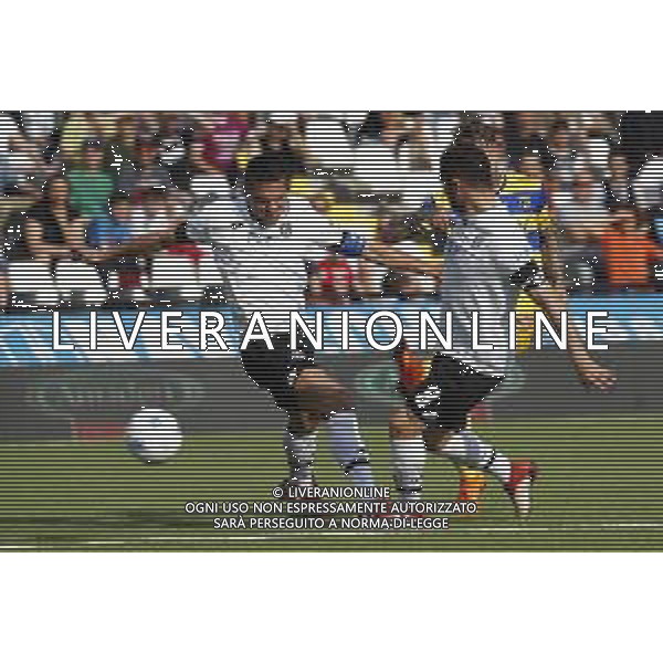 CESENA - PARMA serie B ConTe.it 06/05/2018 nella foto: Ciciretti Amato contrastato da due giocatori del cesena ©Claudio Zamagni/Agenzia Aldo Liverani Ciciretti Amato during Serie B conTe.it match between Cesena and Parma at Stadio Orogel Dino Manuzzi on May 06, 2018 in Cesena, Italy. photo credit by Claudio Zamagni/Aldo Liverani Photo Agency / AGENZIA ALDO LIVERANI SAS