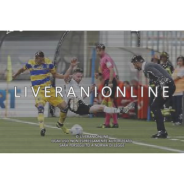 CESENA - PARMA serie B ConTe.it 06/05/2018 nella foto: Barilla Antonino KUPISZ TOMASZ D’Aversa Roberto ©Claudio Zamagni/Agenzia Aldo Liverani Barilla Antonino KUPISZ TOMASZ D’Aversa Roberto during Serie B conTe.it match between Cesena and Parma at Stadio Orogel Dino Manuzzi on May 06, 2018 in Cesena, Italy. photo credit by Claudio Zamagni/Aldo Liverani Photo Agency / AGENZIA ALDO LIVERANI SAS