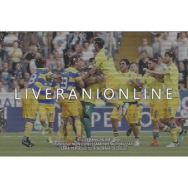 CESENA - PARMA serie B ConTe.it 06/05/2018 nella foto: Esultanza parma dopo il gol di Fabio Ceravolo ©Claudio Zamagni/Agenzia Aldo Liverani parma Celebrates a goal during Serie B conTe.it match between Cesena and Parma at Stadio Orogel Dino Manuzzi on May 06, 2018 in Cesena, Italy. photo credit by Claudio Zamagni/Aldo Liverani Photo Agency / AGENZIA ALDO LIVERANI SAS