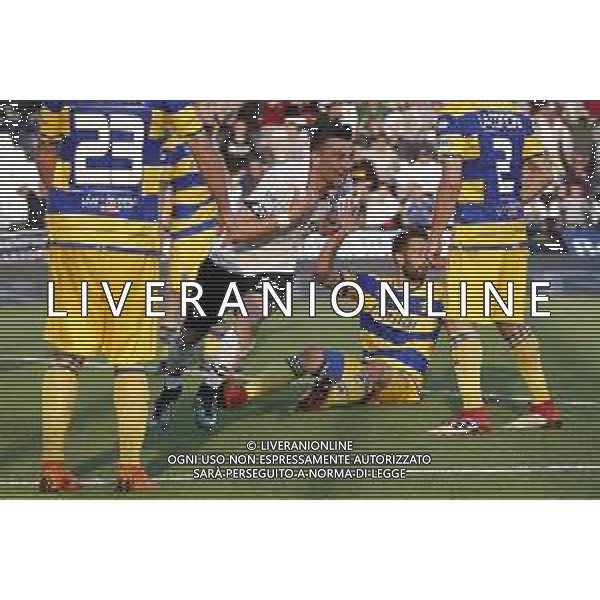 CESENA - PARMA serie B ConTe.it 06/05/2018 nella foto: Esultanza dopo il gol di MONCINI GABRIELE ©Claudio Zamagni/Agenzia Aldo Liverani MONCINI GABRIELE Celebrates a goal during Serie B conTe.it match between Cesena and Parma at Stadio Orogel Dino Manuzzi on May 06, 2018 in Cesena, Italy. photo credit by Claudio Zamagni/Aldo Liverani Photo Agency / AGENZIA ALDO LIVERANI SAS