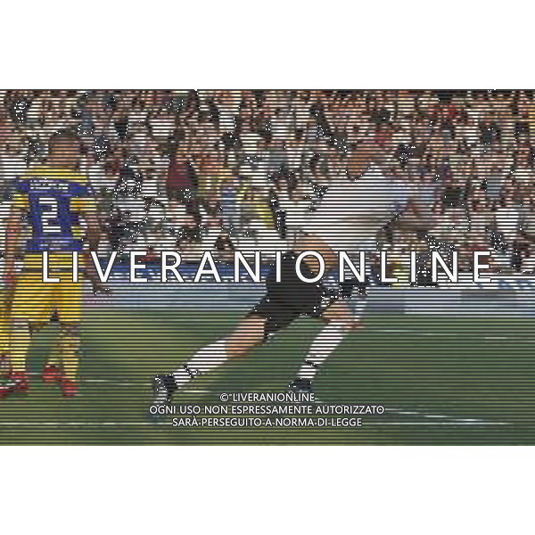 CESENA - PARMA serie B ConTe.it 06/05/2018 nella foto: Esultanza dopo il gol di MONCINI GABRIELE ©Claudio Zamagni/Agenzia Aldo Liverani MONCINI GABRIELE Celebrates a goal during Serie B conTe.it match between Cesena and Parma at Stadio Orogel Dino Manuzzi on May 06, 2018 in Cesena, Italy. photo credit by Claudio Zamagni/Aldo Liverani Photo Agency / AGENZIA ALDO LIVERANI SAS