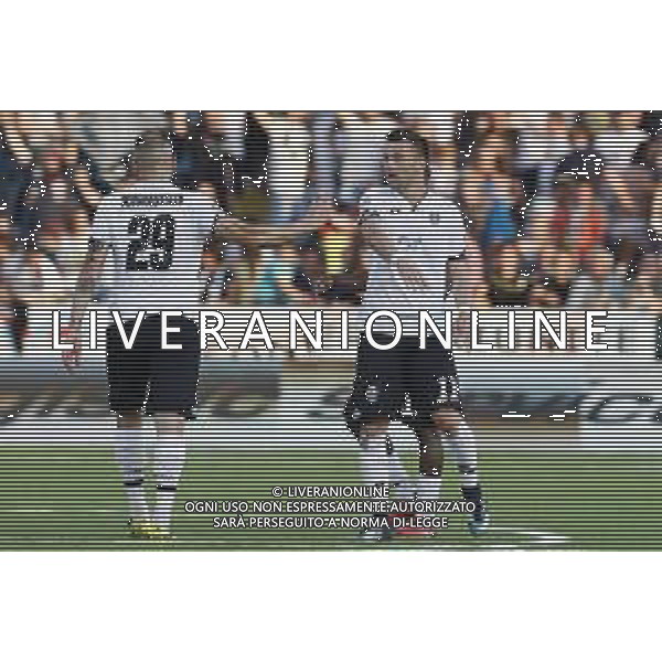 CESENA - PARMA serie B ConTe.it 06/05/2018 nella foto: Esultanza dopo il gol di MONCINI GABRIELE ©Claudio Zamagni/Agenzia Aldo Liverani cesena Celebrates a goal during Serie B conTe.it match between Cesena and Parma at Stadio Orogel Dino Manuzzi on May 06, 2018 in Cesena, Italy. photo credit by Claudio Zamagni/Aldo Liverani Photo Agency / AGENZIA ALDO LIVERANI SAS